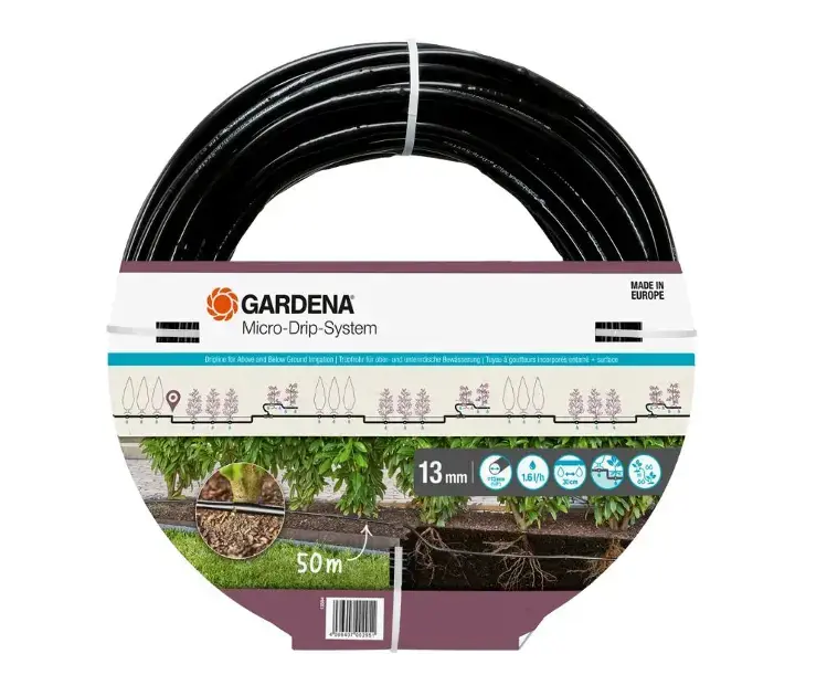 Gardena Micro-Drip-System – Tuyau goutte à goutte Micro-Drip-System, pour arbustes, 13 mm, 50 m 13504-20