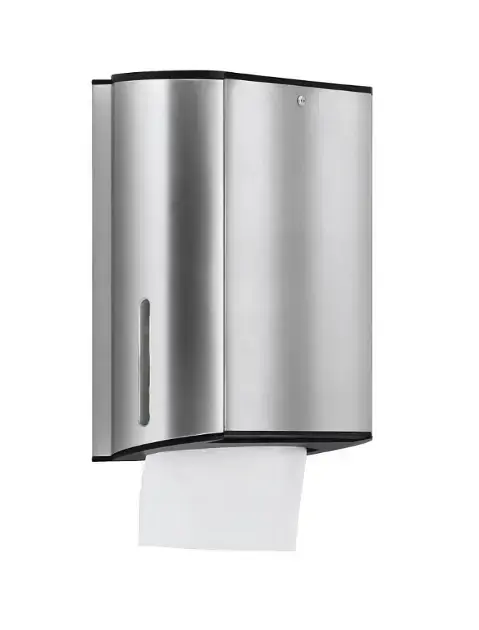 Keuco Plan – Distributeur de serviettes en papier, aluminium/noir 14985170000