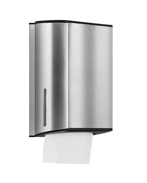 Keuco Plan – Distributeur de serviettes en papier, acier inoxydable/noir 14985060000