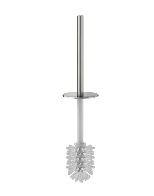 Keuco – Brosse de toilette de rechange, acier inoxydable / blanc 19964060011