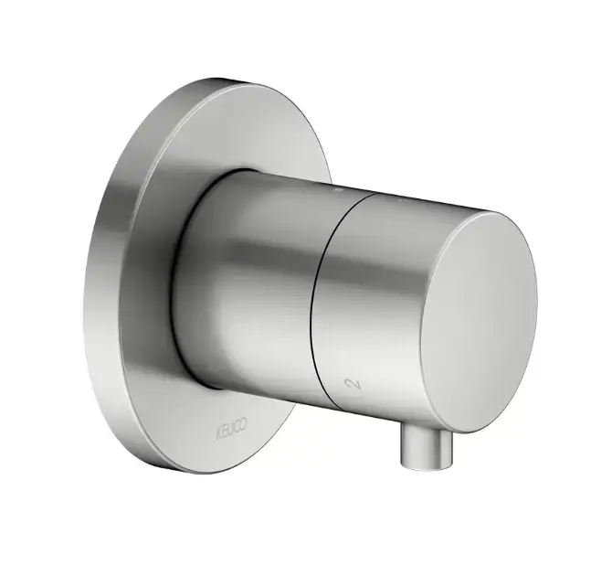 Keuco IXMO Comfort – Vanne de commutation encastrée, pour 3 appareils, inox 59548061001