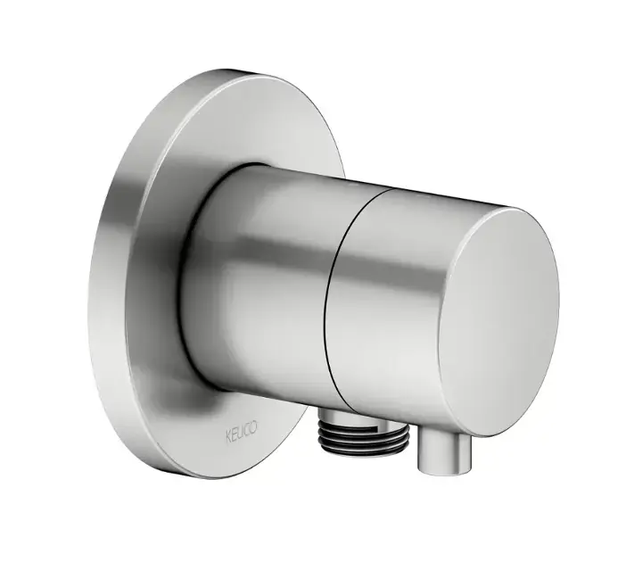 Keuco IXMO Comfort – Vanne de commutation encastrée, pour 2 appareils, avec raccord de tuyau, inox 59556061101