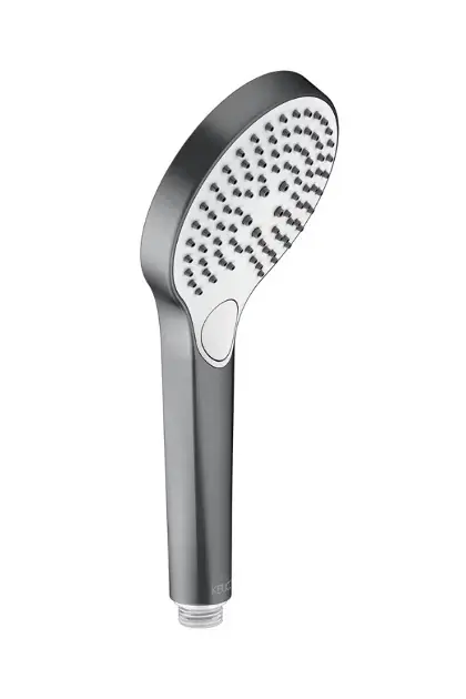 Keuco IXMO – Pommeau de douche, 3 jets, chrome noir brossé 59580130300