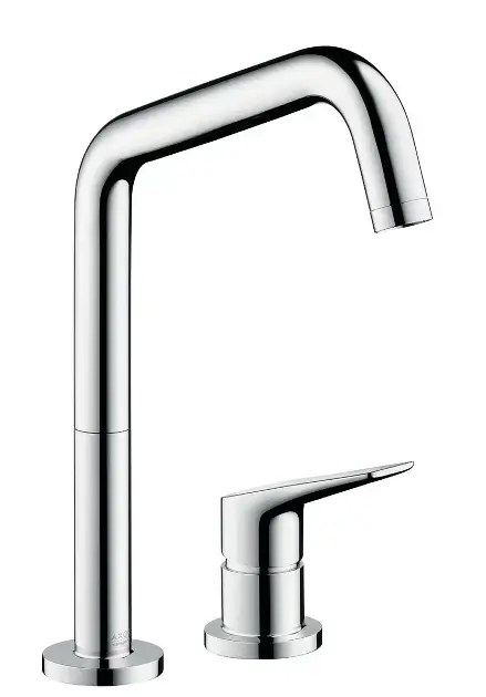 Axor Citterio M – Mitigeur d’évier à deux trous, aspect inox 34820800