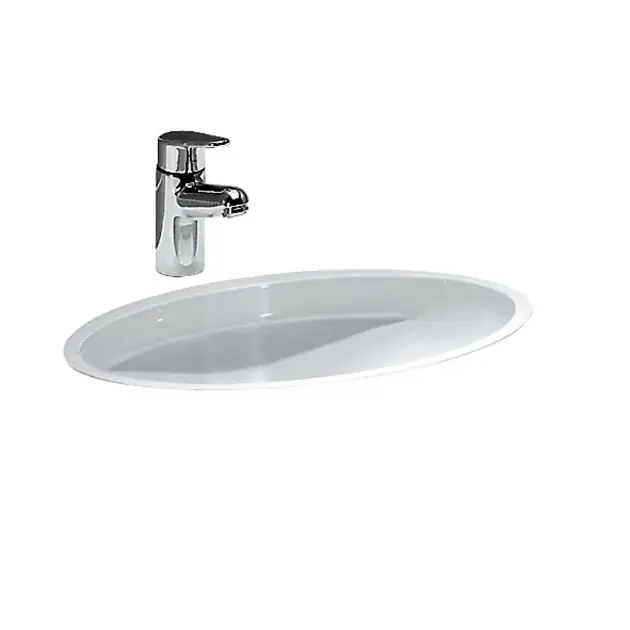 Laufen Savoy – Vasque à encastrer, 55×42 cm, sans trop-plein, blanc H8131920001551
