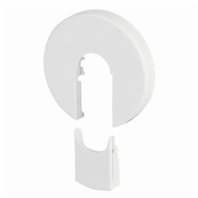 Zehnder – Set de caches 2 pièces, pour couvrir le raccordement au radiateur, diamètre 15 mm, blanc 816281