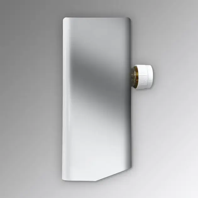 Zehnder – Raccord Yucca, avec couvercle long, chrome 976038