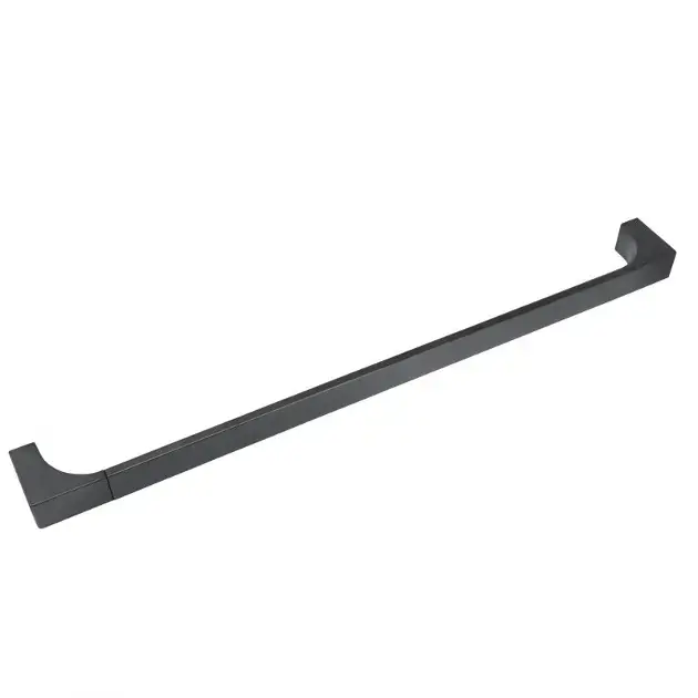 Keuco Edition 11 – Porte-serviettes, longueur 80 cm, chrome noir brossé 11101130800