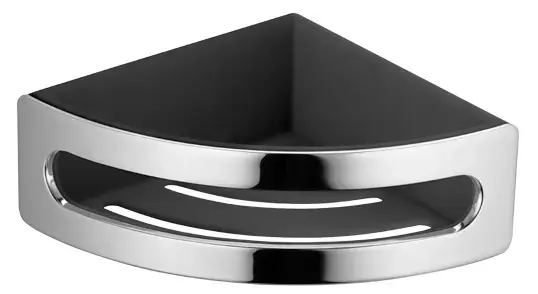 Keuco Elegance – Étagère d&rsquo;angle, anthracite/chrome 11657010001