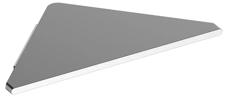 Keuco Edition 400 – Étagère d&rsquo;angle, argenté 11557170000