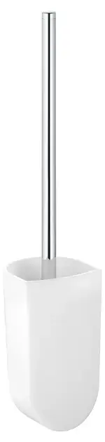 Keuco Elegance – Brosse de toilette avec support, verre dépoli/chrome 11669019000