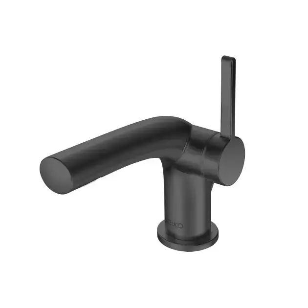 Keuco Edition 400 – Mitigeur de lavabo avec bonde, chrome noir 51504130000