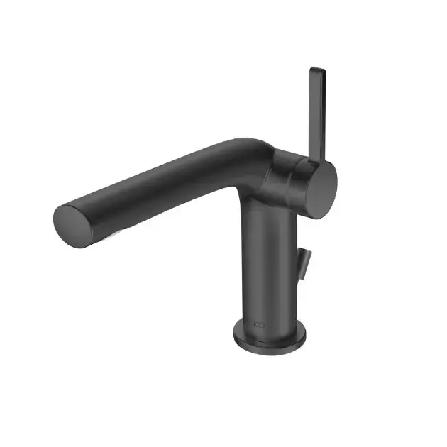 Keuco Edition 400 – Mitigeur de lavabo avec bonde, chrome noir 51504130002