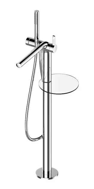 Keuco Edition 400 – Mitigeur de baignoire au sol, chrome 51527010100