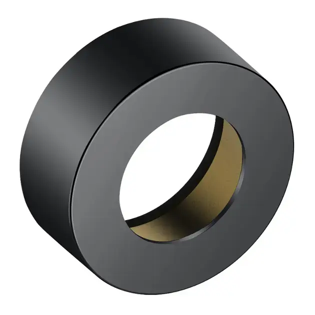 Keuco IXMO – Rosace de rallonge 35 mm, avec indication rouge/bleue, chrome noir 59551130381