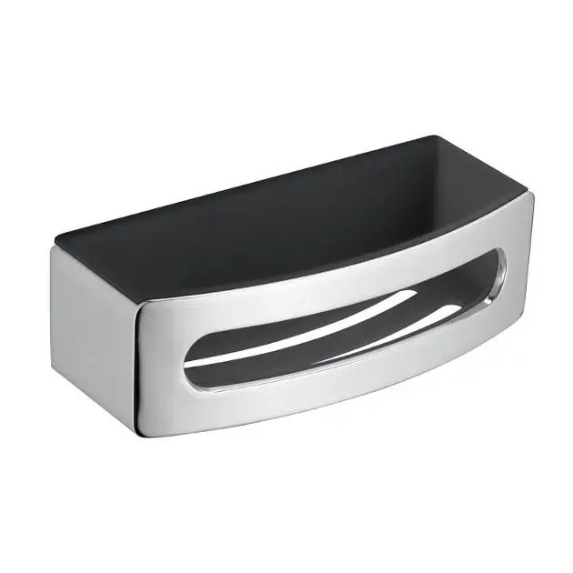 Keuco Elegance – Panier de douche en plastique, anthracite 11658000101