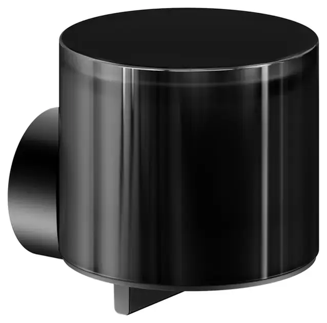 Keuco Reva – Distributeur de savon avec support, noir mat 12852379000
