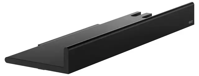 Keuco Reva – Étagère avec raclette, longueur 35 cm, noir mat 12859370000