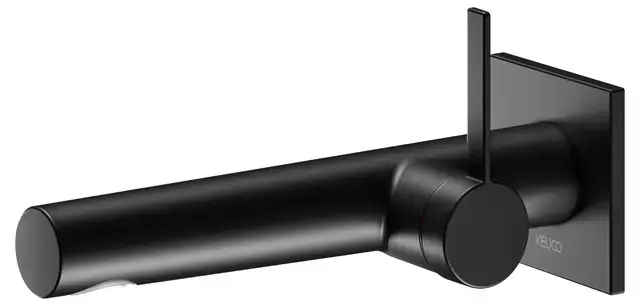 Keuco IXMO – Mitigeur de lavabo encastré, noir mat 59516371102