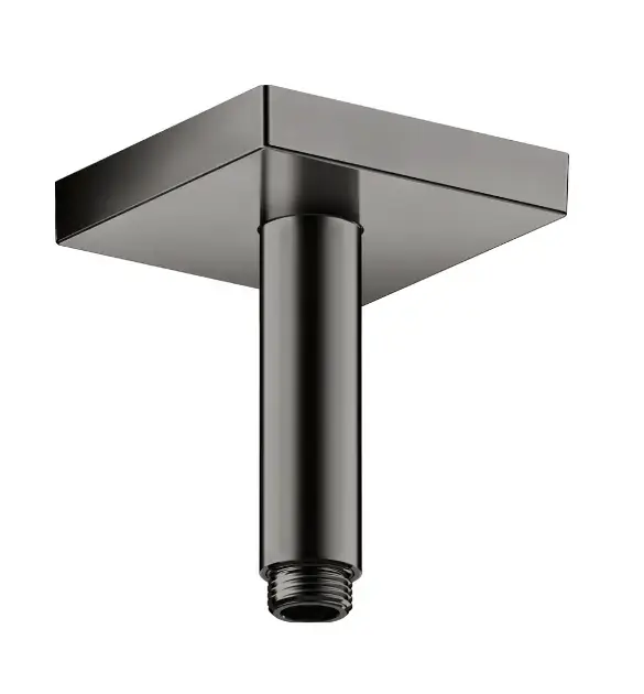 Axor – Bras de douche de plafond 10 cm, chrome noir brossé 26437340