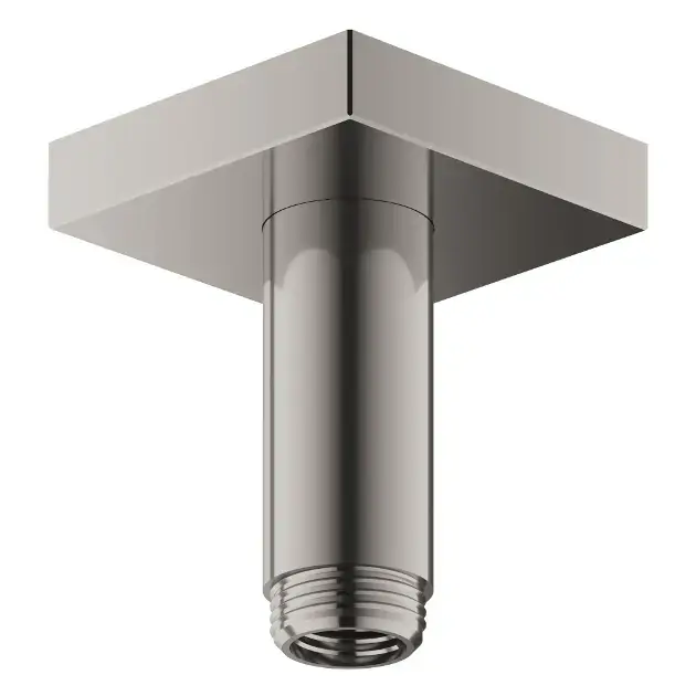 Keuco – Bras de douche de plafond, 10 cm, nickel brossé 53089050102