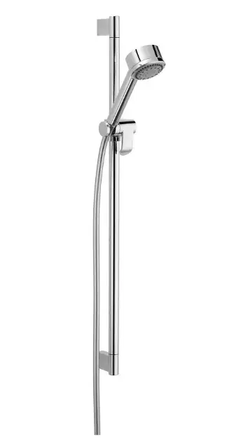 Keuco Plan blue – Set de douchette à main, barre et flexible, chrome 53987010000