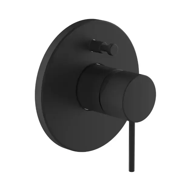 Laufen Twinplus Slim – Mitigeur encastré 2 sorties, noir mat HF505479428000