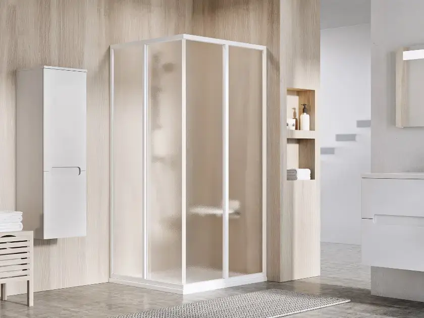 Ravak Supernova – Cabine de douche 90×90 cm, blanc/verre Grape 14V701O2ZGS