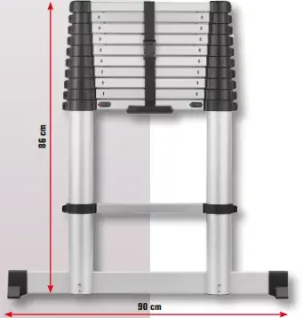 Echelle télescopique PRO 3,20M
