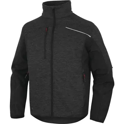 Veste pull polaire NAGOYA2 – Gris/Noir – T.L