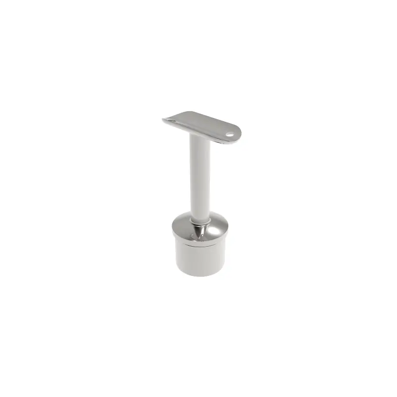 Support de main courante Ø42,4 inox 316 poli à coller pour Poteau Ø42,4x2mm