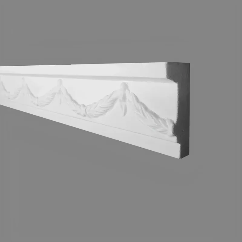 PROVISTON | Cornice en plâtre Dresde | Moulures décoratives en plâtre | 30 x 85 x 1000 mm | Moulures en plâtre staff