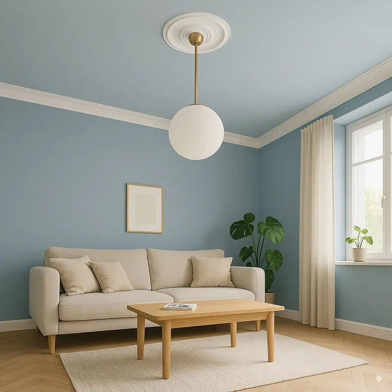 PROVISTON | Rosace en plâtre Cambridge | Moulures décoratives en plâtre