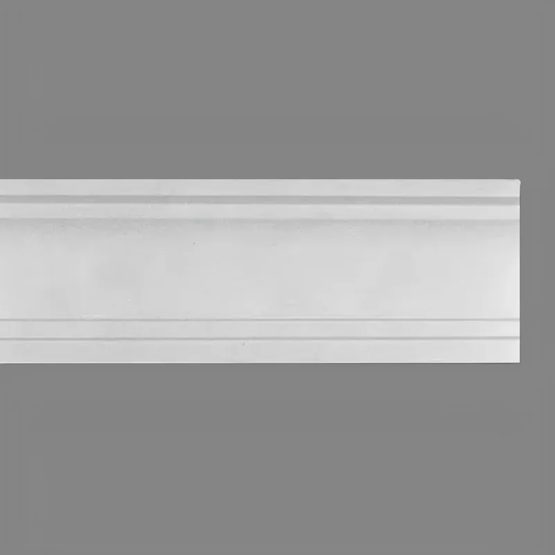 PROVISTON | Cornice en plâtre Wiesbaden | Moulures décoratives en plâtre | 55 x 100 x 1200 mm | Moulures en plâtre staff