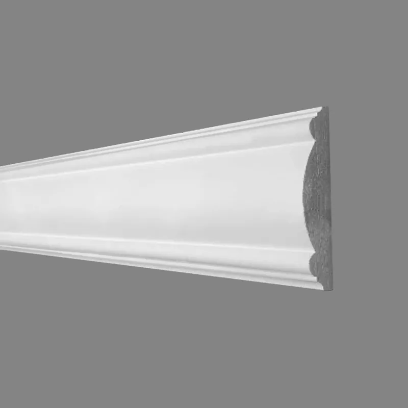 PROVISTON | Cornice en plâtre Wolfsburg | Moulures décoratives en plâtre | 26 x 100 x 1000 mm | Moulures en plâtre staff