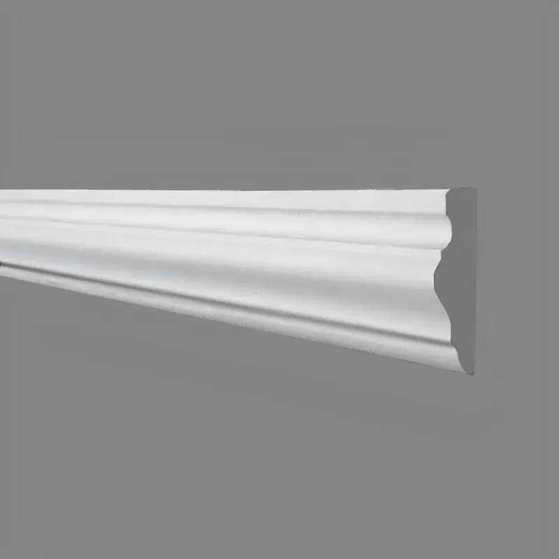 PROVISTON | Cimaise décorative Esslingen | Plâtre | 24 x 68 x 910 mm | Moulure murale | Blanc