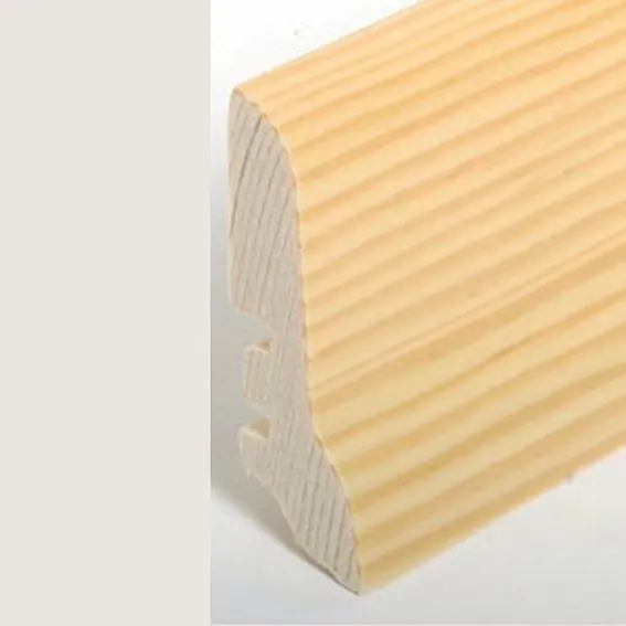 Plinthe « Dortmund » placage en bois 20 x 60 x 2500 mm pin moderne plinthe PROVISTON