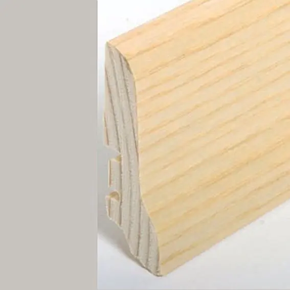 Plinthe « Dortmund » placage en bois 20 x 60 x 2500 mm frêne Plinthe moderne PROVISTON