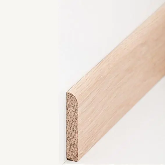 Plinthe « Osnabrück » bois massif 10 x 58 x 2400 mm Chêne moderne Plinthe PROVISTON