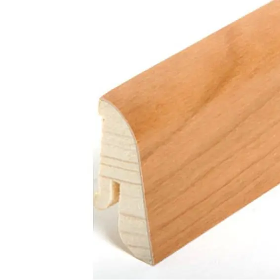Plinthe « Bremen » placage en bois 19 x 38 x 2500 mm cerisier Plinthe moderne PROVISTON