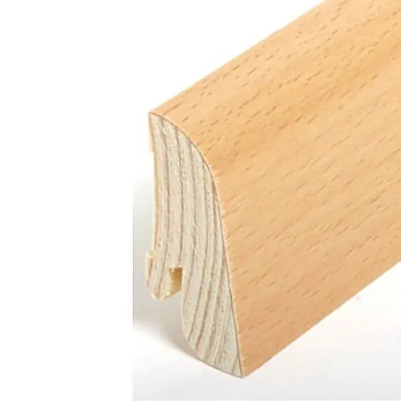 Plinthe « Dresden » placage en bois 22 x 45 x 2500 mm Hêtre moderne Plinthe PROVISTON