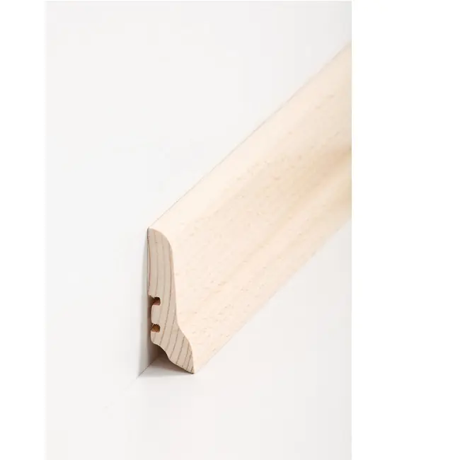 Plinthe « Dortmund » placage en bois 20 x 60 x 2500 mm Hêtre moderne Plinthe PROVISTON