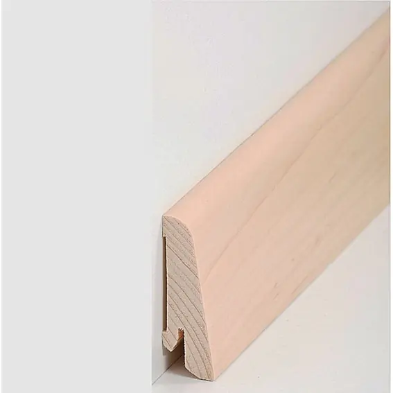 Plinthe « Aachen » placage en bois 20 x 58 x 2500 mm érable Moderne PROVISTON