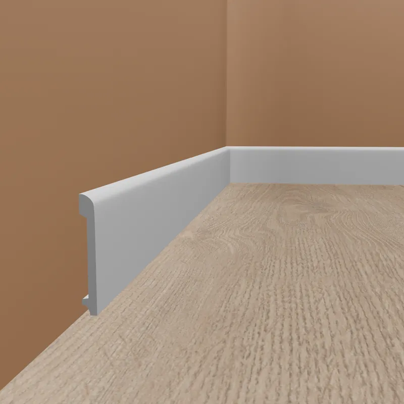 PROVISTON | Plinthe « NE236 » en polystyrène PolyForce | 13 x 99 x 2000 mm Blanc | Cache fils