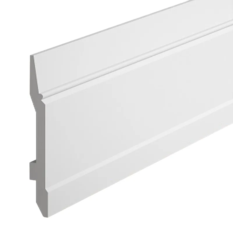 PROVISTON | Plinthe « NE361P » en polystyrène PolyForce | 15 x 144 x 2000mm | Satin Blanc | Cache fils