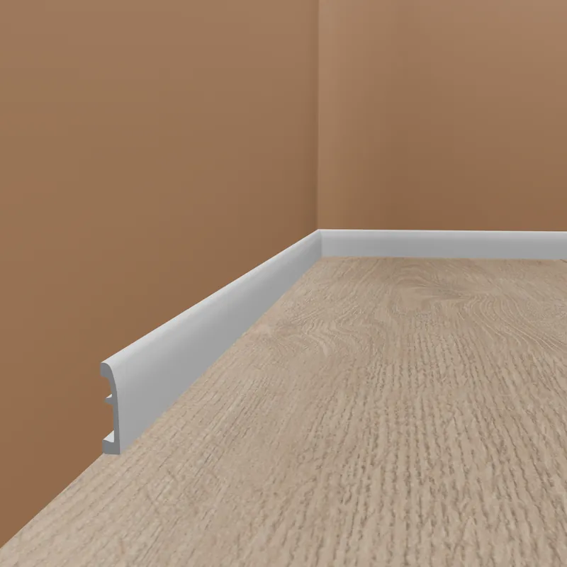 PROVISTON | Plinthe « NE017 » en polystyrène PolyForce | 14 x 69 x 2000 mm Blanc | Cache fils