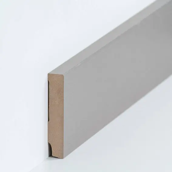 Plinthe « Celle » MDF 16 x 80 x 2500 mm Champagne Moderne PROVISTON
