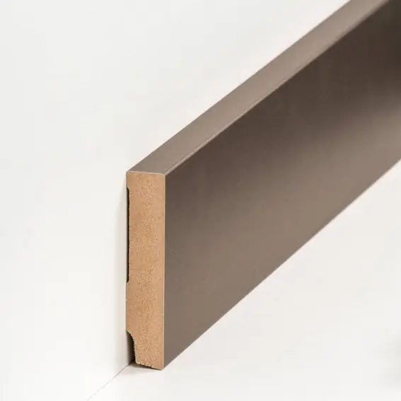 Plinthe « Celle » MDF 16 x 80 x 2500 mm Bronze Moderne PROVISTON
