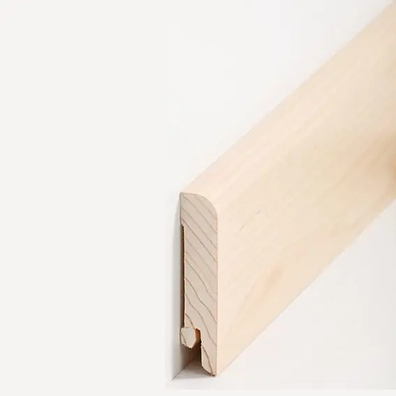 Plinthe « Erfurt » Bois plaqué 15 x 70 x 2500 mm érable Moderne PROVISTON
