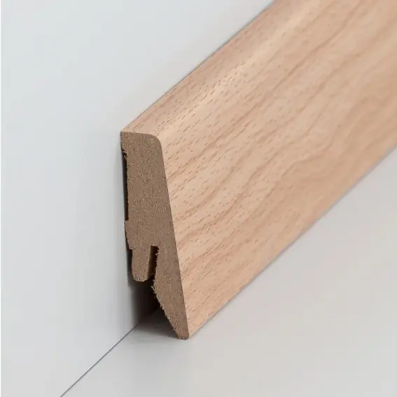 Plinthe « Coburg » MDF 18 x 58 x 2500 mm Hêtre Moderne PROVISTON
